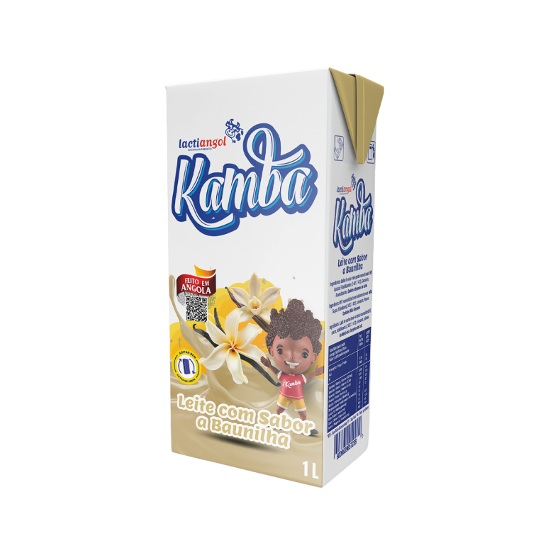 Leite com sabor a baunilha