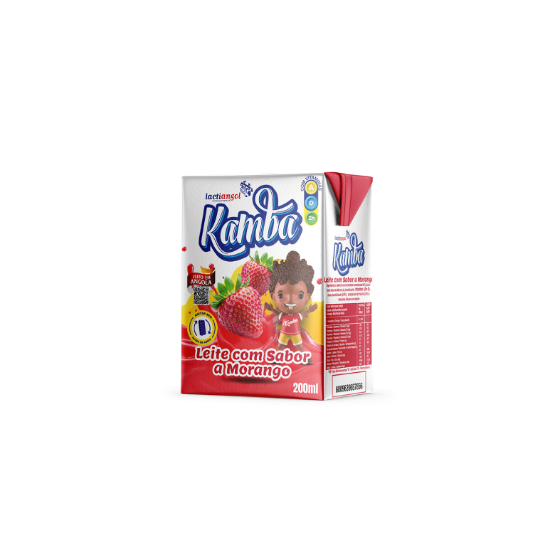 Leite com sabor a morango 200ml